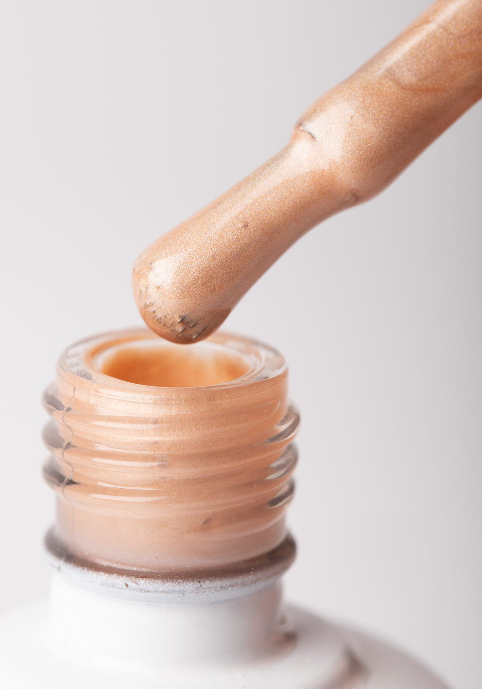 Esmalte semipermanente glitter salmón 14 ml - MB06