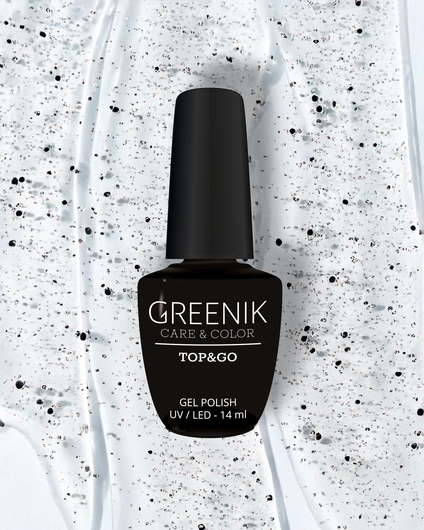 Top decoración puntitos negros