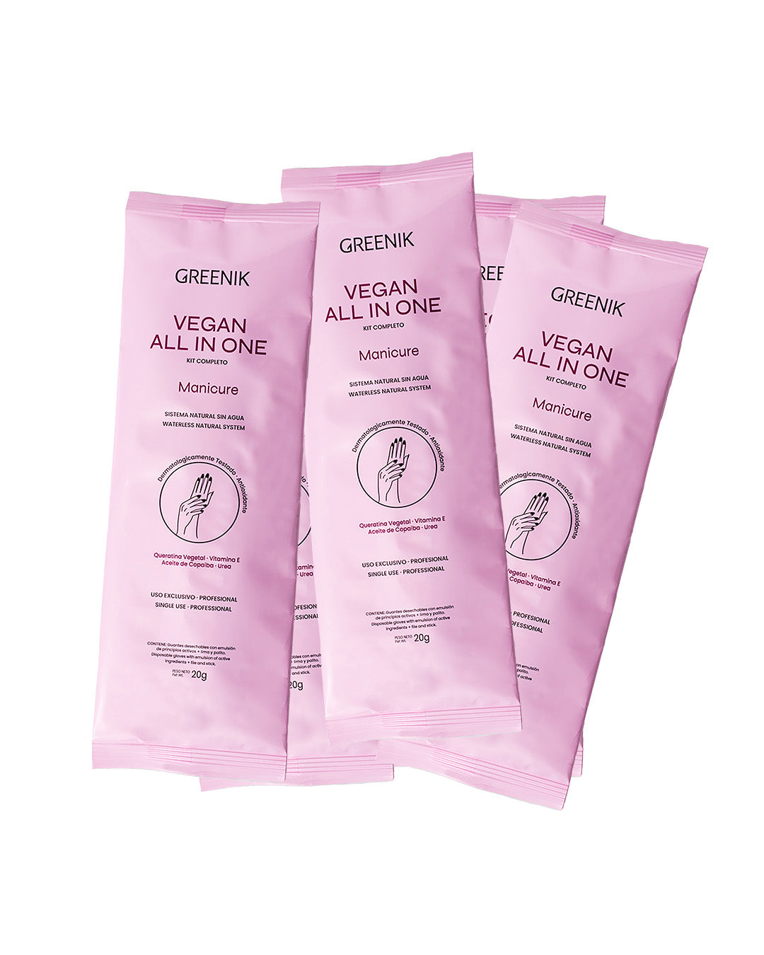 Guantes veganos TODO EN UNO para manicura 70 und.