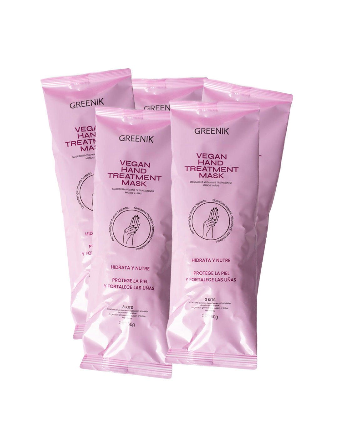Mascarilla vegana para manos 40 und.