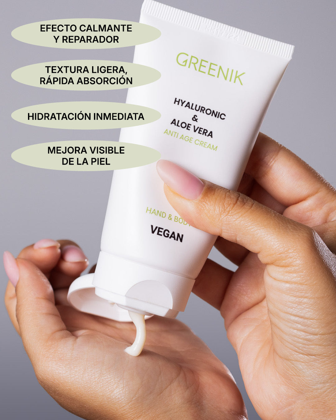 Crema antiedad. Hyaluronic y Aloe Vera