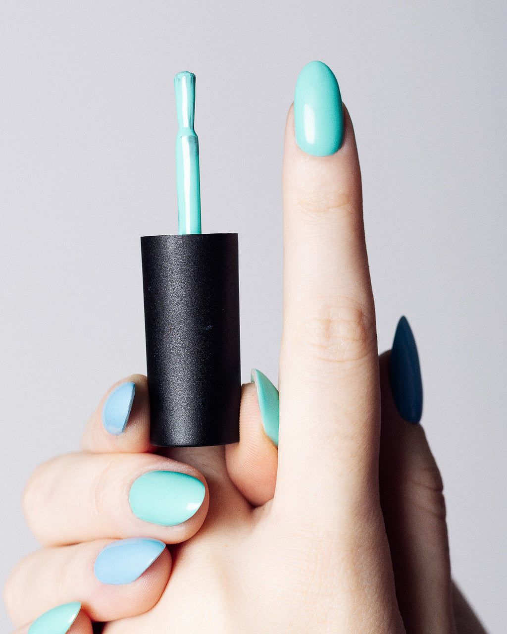 Esmalte semipermanente verde turquesa 10 ml – G029