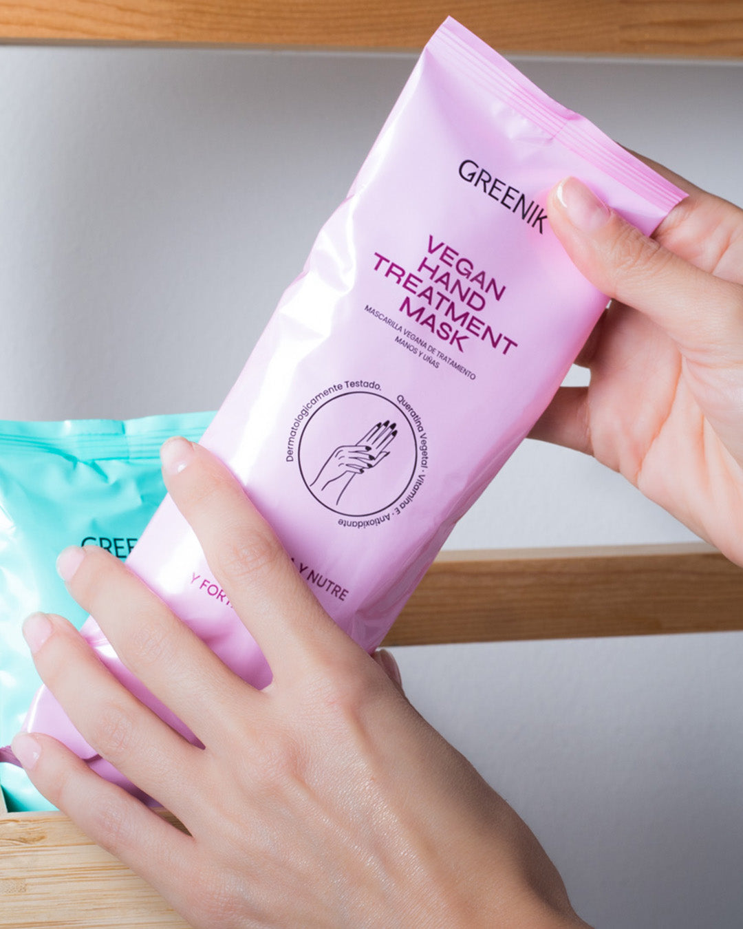 Mascarilla vegana para manos