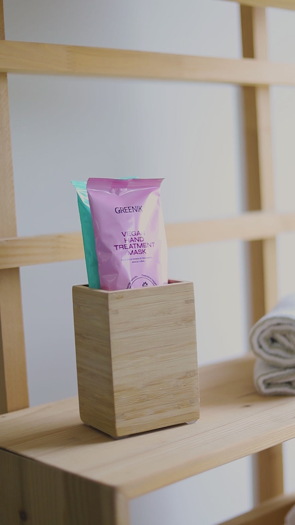 Mascarilla vegana para manos